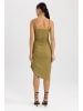 DeFacto Sommerkleid BODYCON DRESS in Oliv