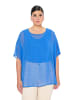 Ulla Popken Bluse in pfauenblau