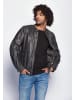 Maze Lederjacke Jack in grau
