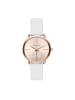 Michael Kors Damenuhr in Weiß, Lederarmband, Modell: MK2660 Portia Lady