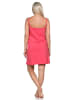 NORMANN Spaghetti Nachthemd Neglige Frontprint - 85925 in pink