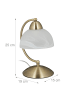 relaxdays Tischlampe in Gold - (H)25 cm