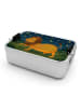 Mr. & Mrs. Panda Bentobox Sternzeichen Löwe Design ohne Spruch in Weiß