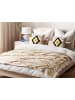 Beliani Kuscheldecke MORBI in Beige - (W) 130 x (H) 1 x (L) 180 cm