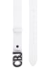 Cipo & Baxx Ledergürtel in White