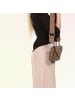 Toscanto Leder Umhängetasche Toscanto Tasche taupe, beige ca. 22cm