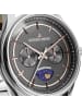 Jacques Lemans Herren-Uhr Derby mit Mondphase Braun/Anthrazit
