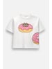 Coccodrillo Baumwoll-T-Shirt mit kurzen Ärmeln in weiß