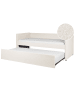 Beliani 3-tlg Tagesbett TROYES in Beige