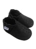 Yalion Schwarze Baby-Leder-Laufschuhe, mit rutschfester Sohle - mit Dreiecksmuster