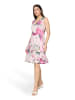 Vera Mont Cocktailkleid mit Volant in Rosé/Dark Pink