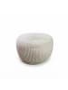 Pouf in Beige - (H)35 x Ø 50 cm