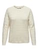 ONLY Carmakoma Strickpullover in Whitecap Gray