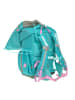 Lässig Lässig Schulranzen Set 7-teilig, Slim Unique turquoise