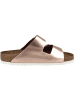 Birkenstock Sandale Arizona Glattleder Weichbettung schmal in braun