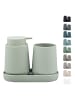 eluno Bad-Accessoires Set TESERO 3tlg. ca. 8,5 x 12 x 9 cm (B/H/T)