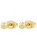 Adeliás Unisex Ohrringe – Ohrstecker aus Edelstahl in gold
