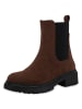 VAN HILL Schlupfstiefeletten Ava in Braun Velours