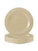 Seltmann Weiden 6er Set Speiseteller Beat Color Glaze ø 27,7 cm in Sandbeige