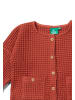Little Green Radicals Organic Waffle Cotton Jacket in Orange