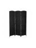 relaxdays Paravent in Schwarz - (B)120 x (H)170 cm