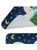 Mr. & Mrs. Panda Badematte Einhorn Sternenhimmel Design ohne Spruch in Weiß
