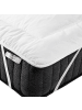 Beliani Topper AIZKORRI in Weiß - (W) 90 x (H) 3 x (L) 200 cm