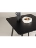 ebuy24 Esstisch Polar Schwarz 75 x 75 cm