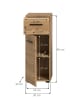 ebuy24 Badschrank Ice Eiche 30 x 30 cm