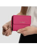 Lazarotti Bologna Leather Geldbörse Leder 12 cm in hot pink