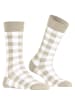 Burlington Vichy Socke in Gravel