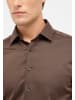 Eterna Hemd SLIM FIT in dunkelbraun