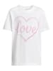 Urban Classics Urban Classics T-Shirt 2 Pack - kurzarm - Love Heart & Flying Butterfly in white+marshmallow