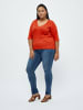 Peppercorn Pullover in RED ORANGE