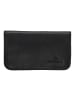 Windrose Nappa Schmuckkasten Leder 12 cm schwarz