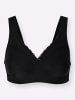 Sieh an! BH ohne Bügel in schwarz