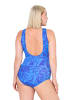 Ulla Popken Badeanzug in kornblumenblau
