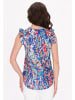 faina Women Top in blue multicolor