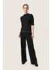 Soaked in Luxury T-shirt SLBuranna Gerade Passform in Black