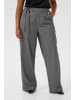 KAFFE curve Hose KCeliana Regular fit in Grey Melange / Chalk Stripe