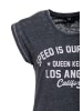 Queen Kerosin Queen Kerosin T-Shirt Speed is our Passion in anthrazit