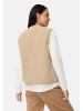 Camel Active Fleece-Weste mit Knopfverschluss in Cashmere