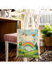 Mr. & Mrs. Panda Tasche Einhorn Regenbogen Design ohne Spruch in Weiß