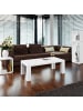 SalesFever Couchtisch modern 120x60 cm aus MDF Hochglanz in Weiß