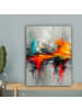 OnlyWow Leinwand Bilder Abstrakte Kunst Explosion