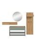 ebuy24 Garderobenmöbel Drive Staubgrün 197 x 32 cm