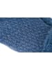 styleBREAKER Strickhandschuhe mit Perlmuster und Fleece in Jeansblau