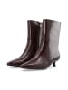 Bianco Stiefeletten mit Reißverschluss in Burgundy