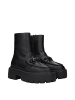Jimmy Choo Schwarz Leder Knöchel Stiefel