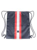 Urban Classics Gym Bag in navy/fire red/white